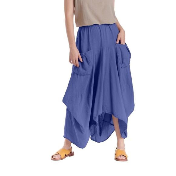 Oh‎ My Gauze! NWT Blue Martini SZ 1 Robin Midi Skirt - Picture 1 of 12